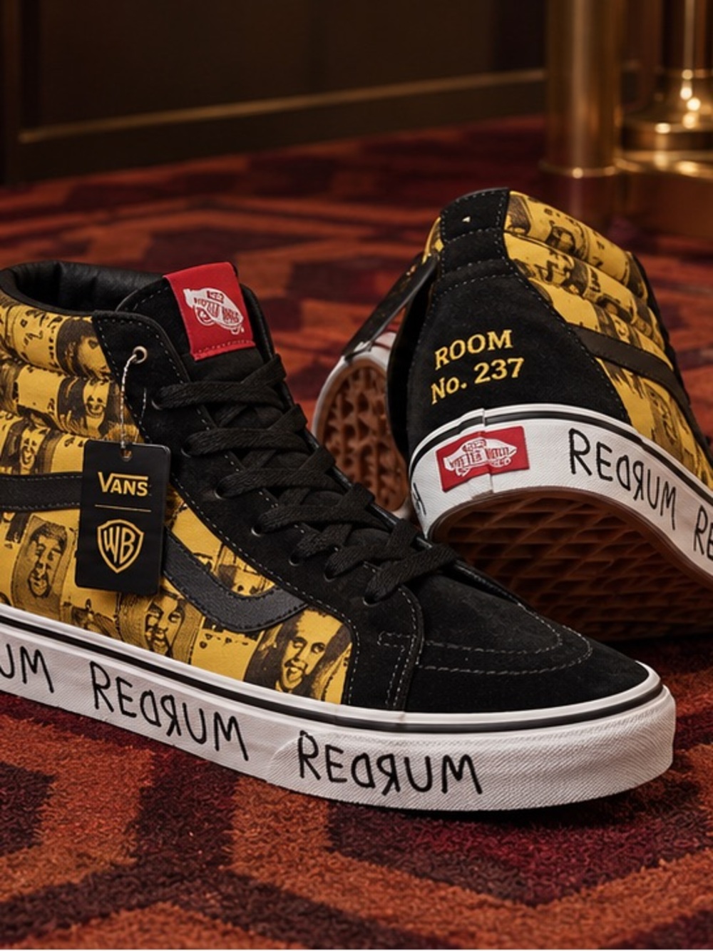 Vans x The Shining Sk8-Hi House of Terror NWT Women’s 7 Men’s 5.5